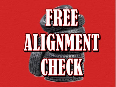 Free Alignment check with every service appointment!