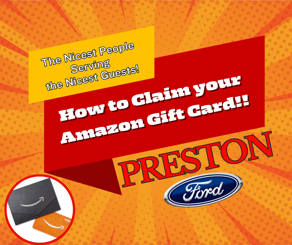 Preston Ford | Claim Your Amazon Gift Card