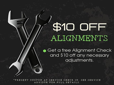 $10 off Alignments